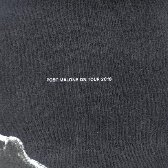 Post Malone Shirt Mens Extra Large Black 2018 Tour Posty Chemise Dragon Concert - Picture 4 of 10